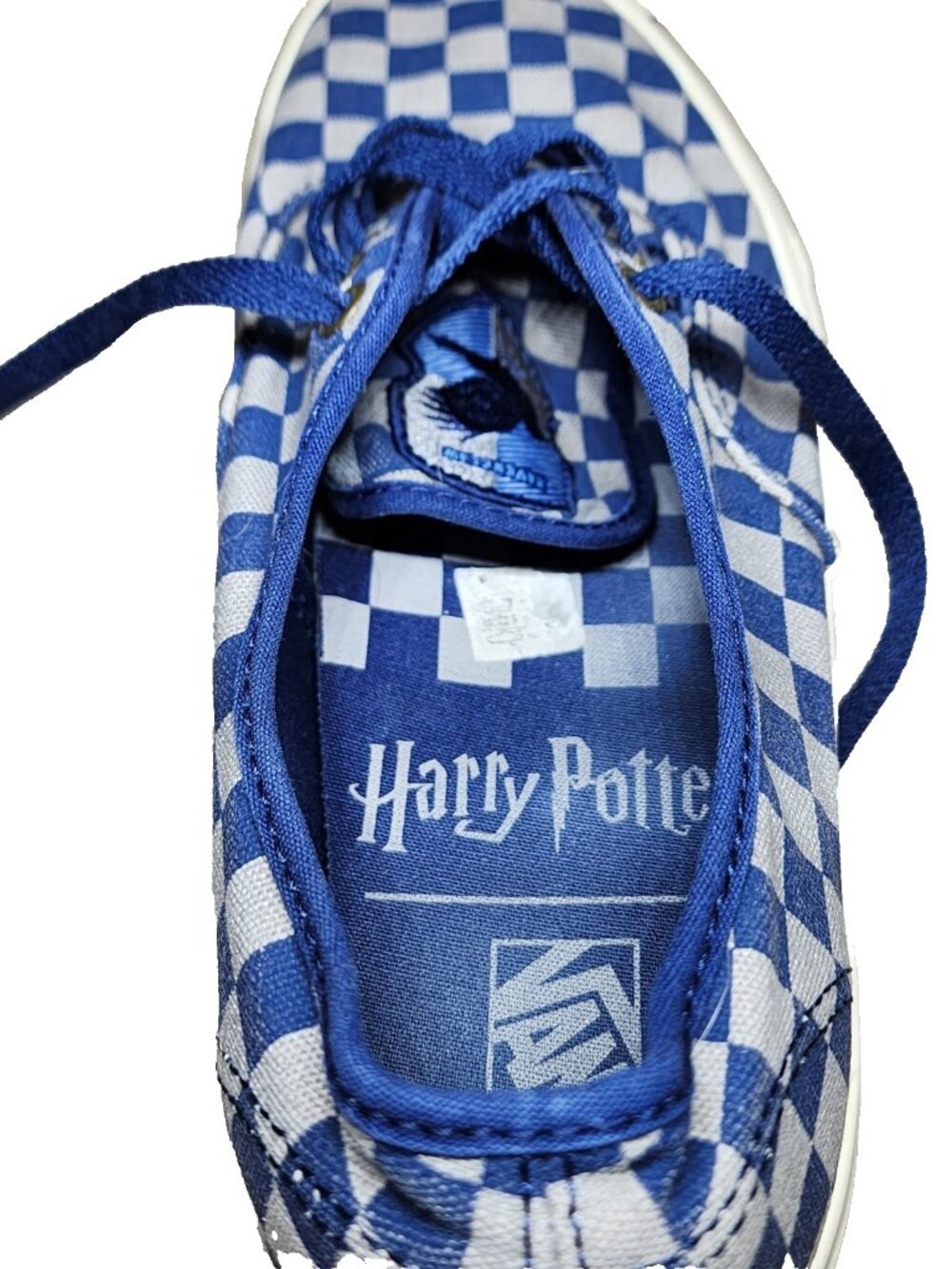 Vans Authentic X Harry Potter Sneakers Men’s 6 Women's 7.5 Gray Blue Ravenclaw - Picture 4 of 8
